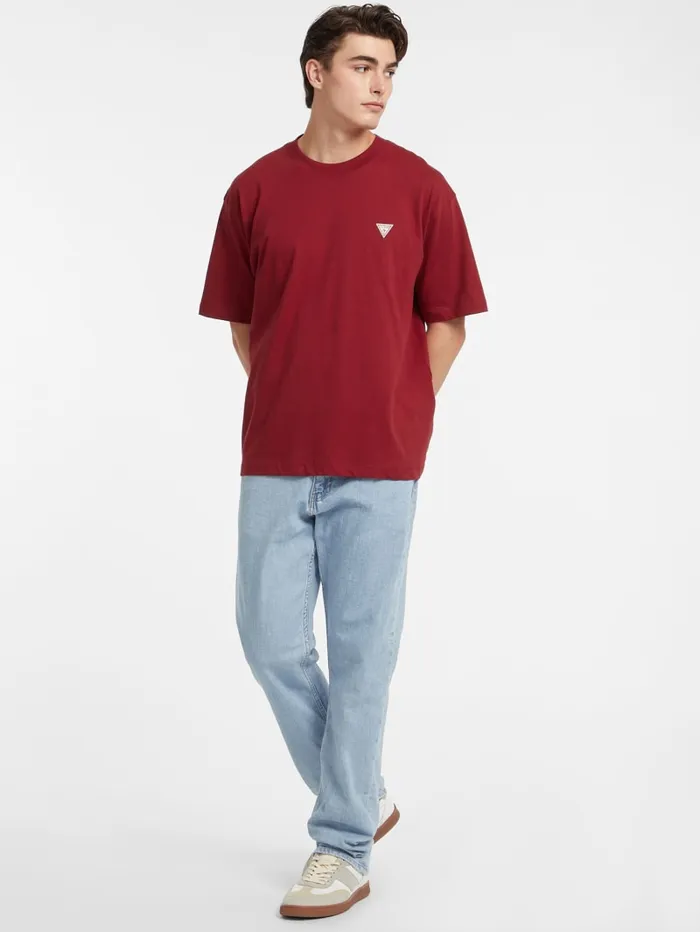 GUESS T Shirts and Tanks Mini Patch Tee Red 8211 Men