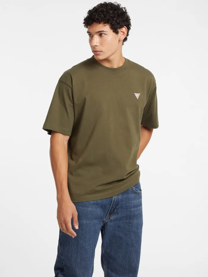GUESS T Shirts and Tanks Mini Patch Tee Red 8211 Men