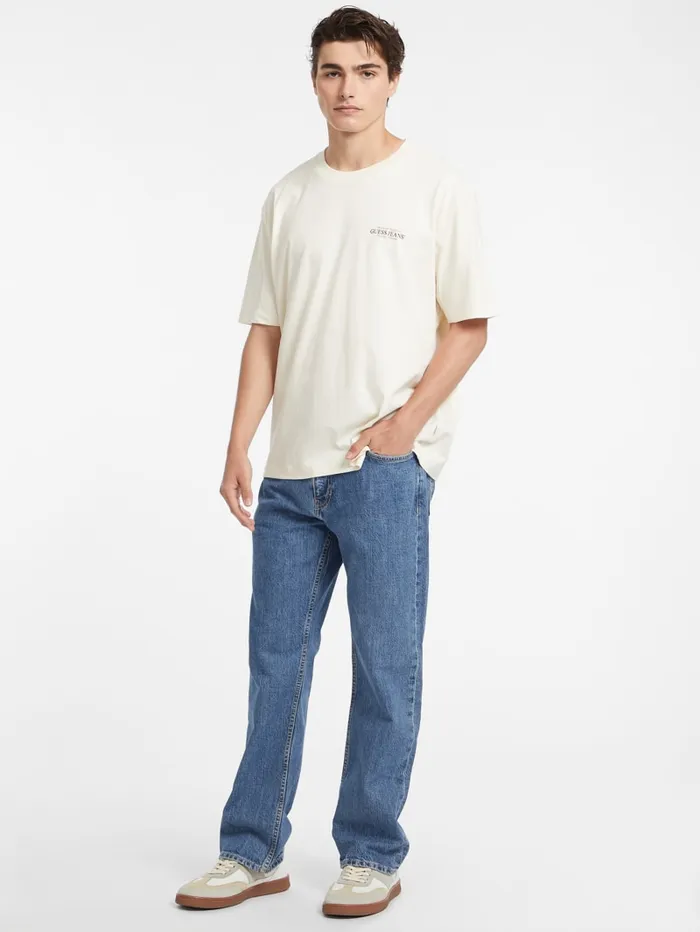 GUESS T Shirts and Tanks Oversized American Tradition Tee Black 8211 Men