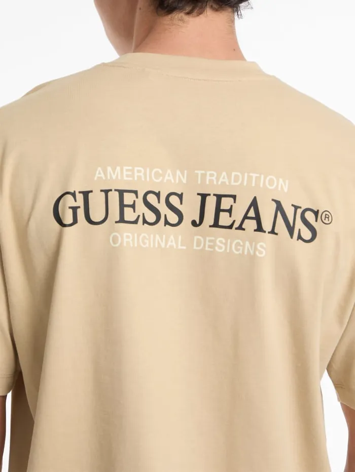 GUESS T Shirts and Tanks Oversized American Tradition Tee Black 8211 Men