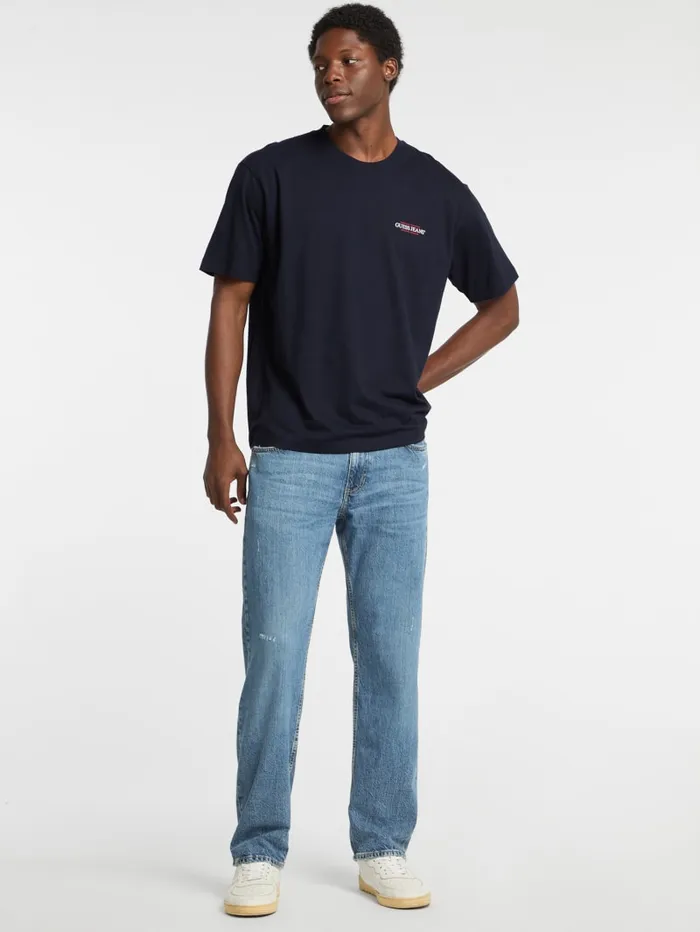 GUESS T Shirts and Tanks Oversized American Tradition Tee Black 8211 Men