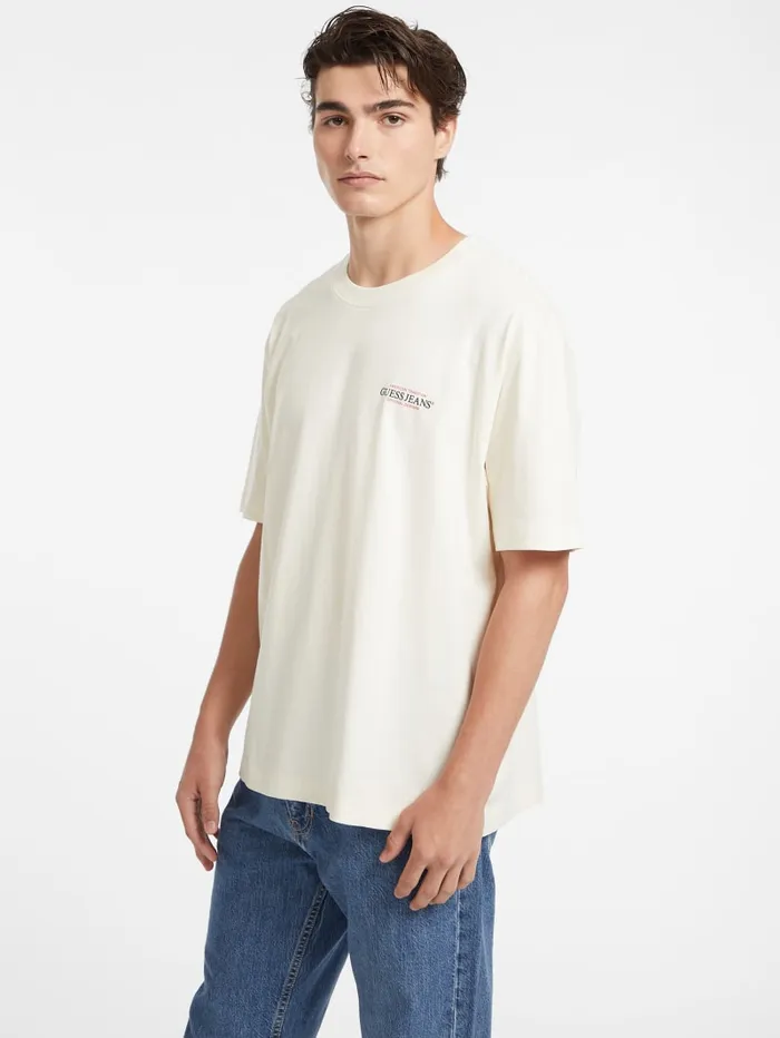 GUESS T Shirts and Tanks Oversized American Tradition Tee Black 8211 Men