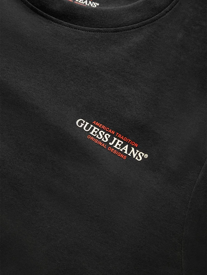 GUESS T Shirts and Tanks Slim American Tradition Tee Blue 8211 Men