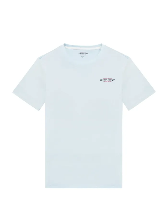 GUESS T Shirts and Tanks Slim American Tradition Tee Blue 8211 Men