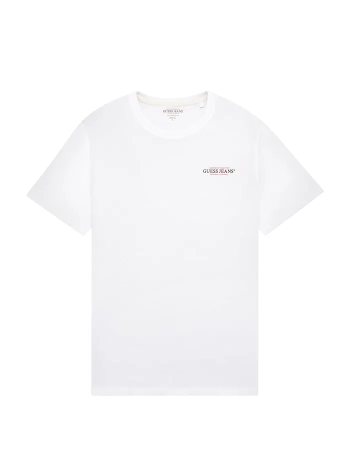 GUESS T Shirts and Tanks Slim American Tradition Tee Blue 8211 Men