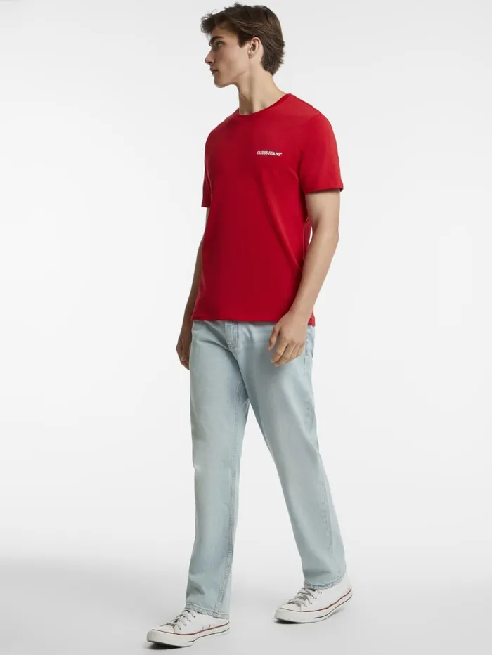 GUESS T Shirts and Tanks Slim American Tradition Tee Blue 8211 Men