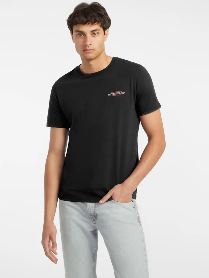 GUESS T Shirts and Tanks Slim American Tradition Tee Blue 8211 Men