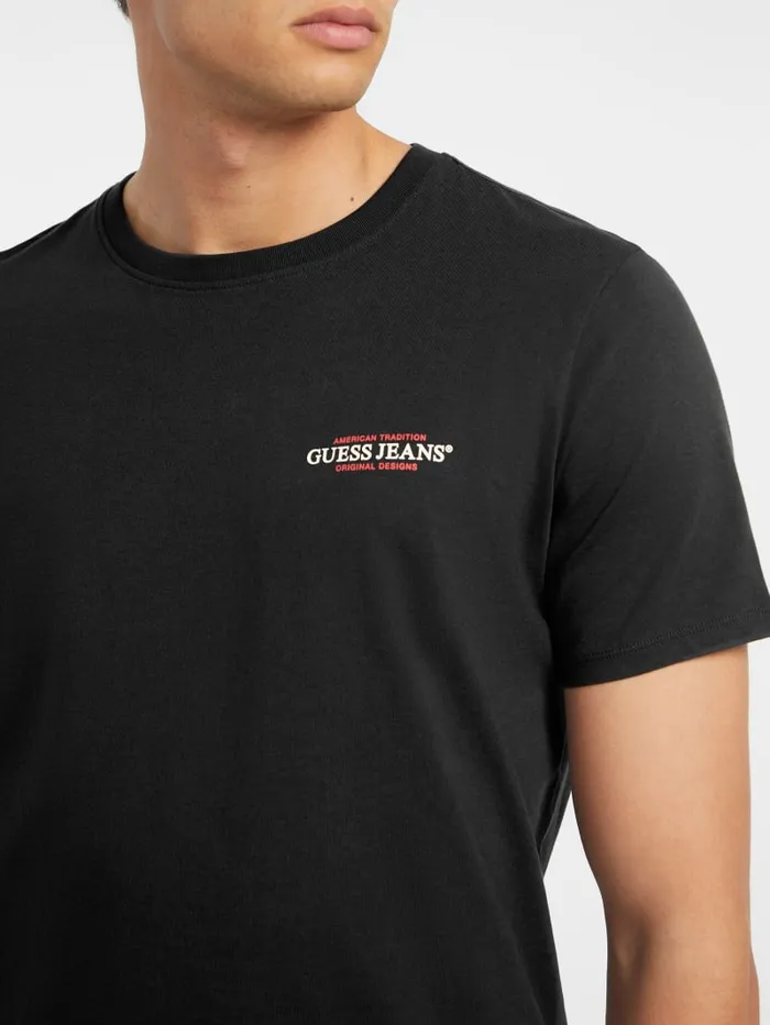 GUESS T Shirts and Tanks Slim American Tradition Tee Blue 8211 Men