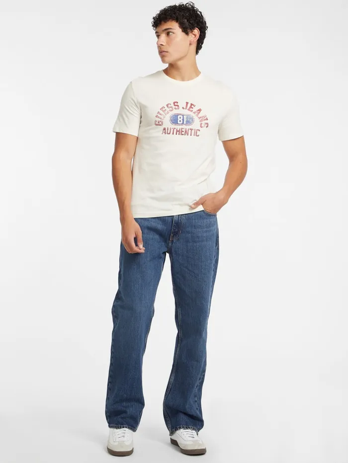 GUESS T Shirts and Tanks Slim Authentic Logo Tee Black 8211 Men