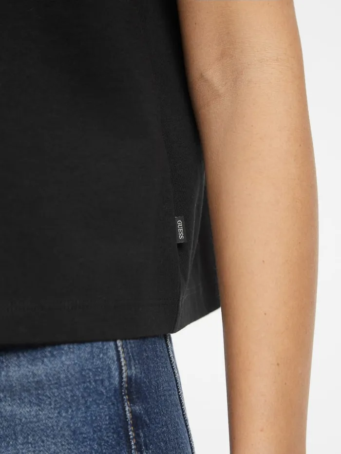 GUESS Tops Boxy Iconic Tee White 8211 Women