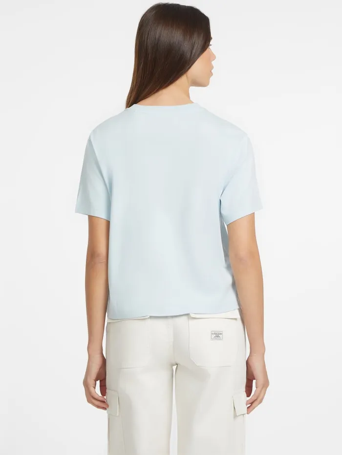 GUESS Tops Boxy Iconic Tee White 8211 Women