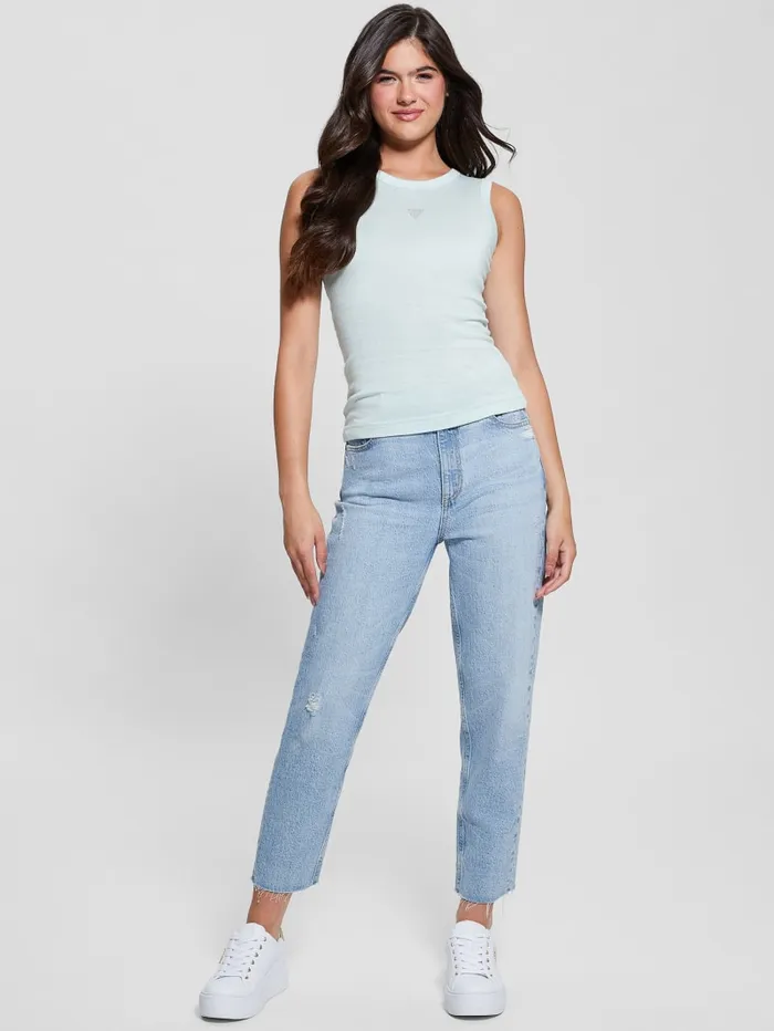 GUESS Tops Eco Michela Embellished Top White 8211 Women