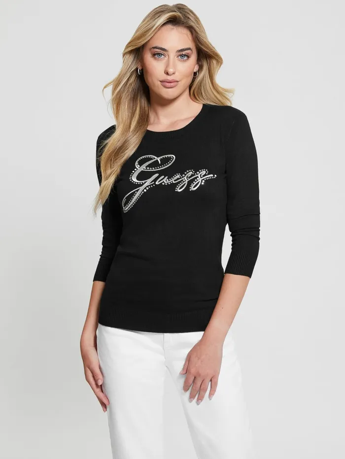 GUESS Tops Eco Olive Sweater White 8211 Women