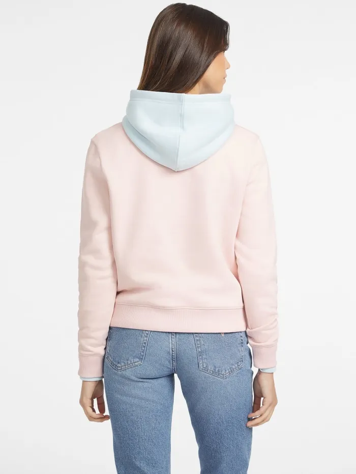 GUESS Tops Embroidered Logo Sweatshirt Blue 8211 Women
