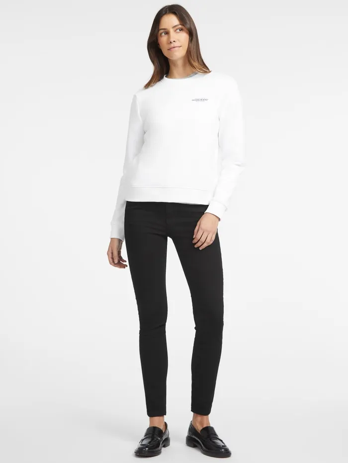 GUESS Tops Mini American Tradition Sweatshirt White 8211 Women