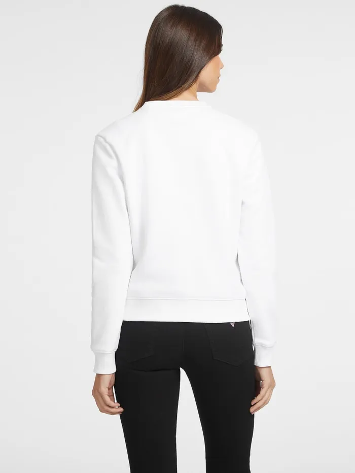 GUESS Tops Mini American Tradition Sweatshirt White 8211 Women