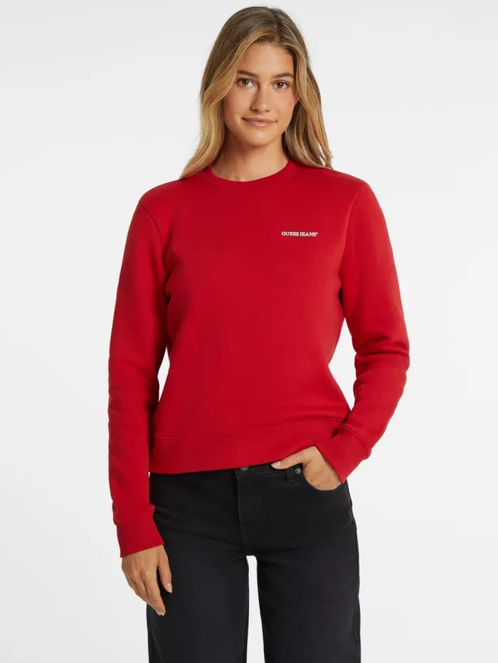 GUESS Tops Mini American Tradition Sweatshirt White 8211 Women