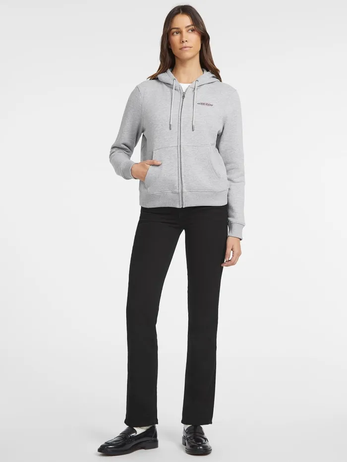 GUESS Tops Mini American Tradition ZipUp Sweatshirt Blue 8211 Women