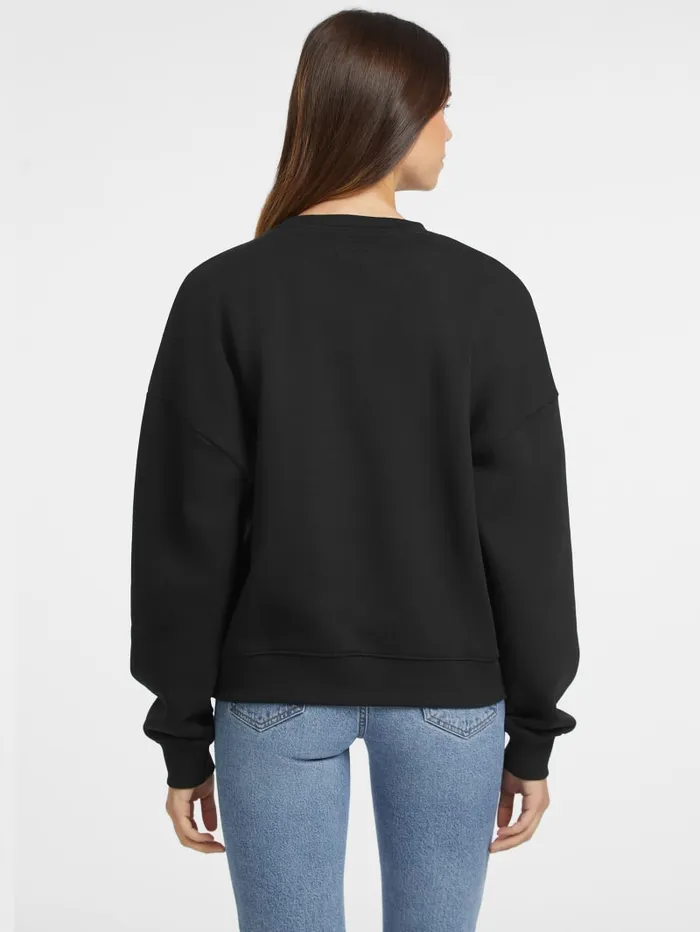 GUESS Tops Oversized Iconic Sweatshirt Gray 8211 Women