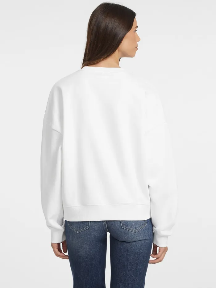 GUESS Tops Oversized Iconic Sweatshirt Gray 8211 Women