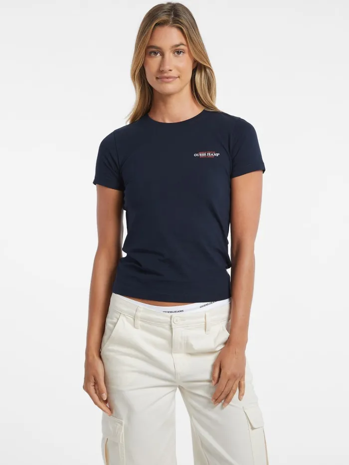GUESS Tops Slim Mini American Tradition Tee Red 8211 Women