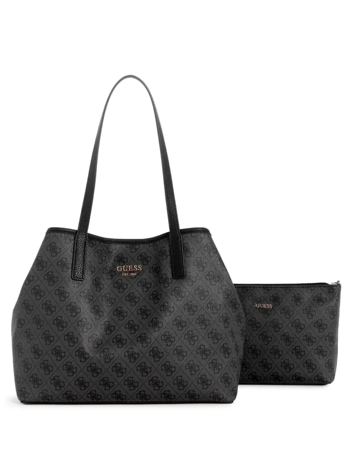 GUESS Travel and Tech Vikky Large Tote Set Black 8211 Women