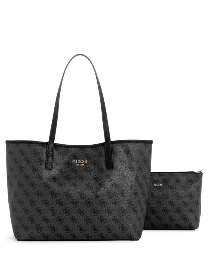 GUESS Travel and Tech Vikky Large Tote Set Black 8211 Women
