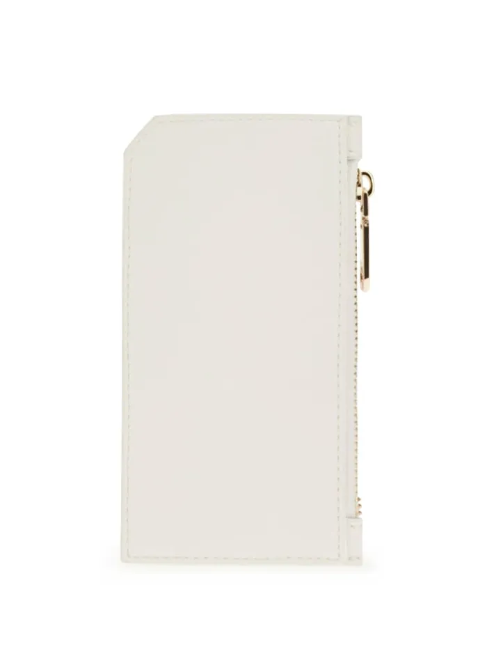 GUESS Wallets FauxLeather Zip Card Holder Pink 8211 Unisex