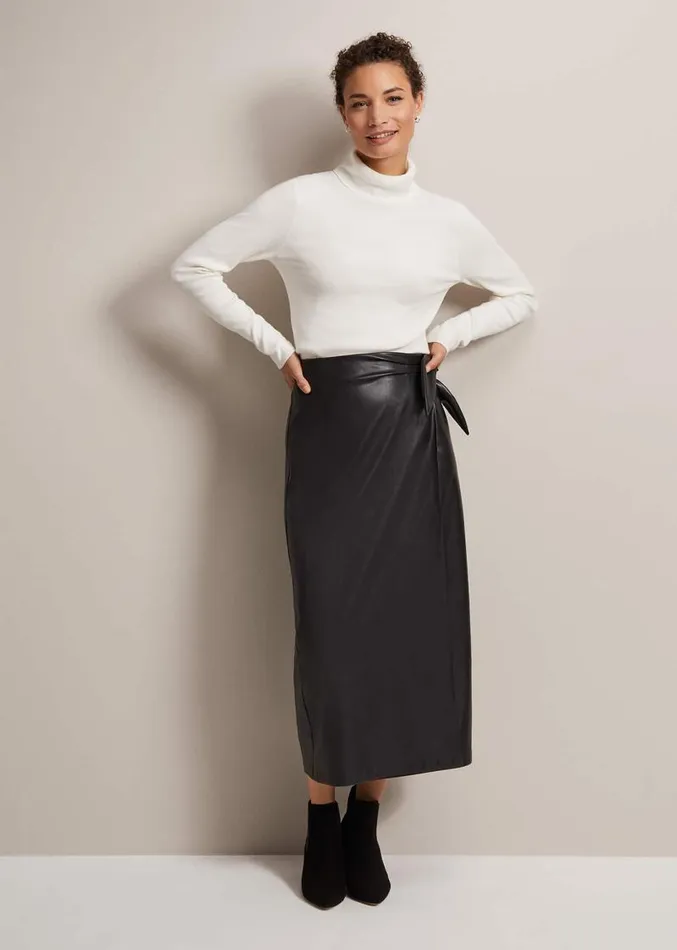 Gwyneth Ivory Roll Neck Jumper Ivory Women Phase Eight Knitwear