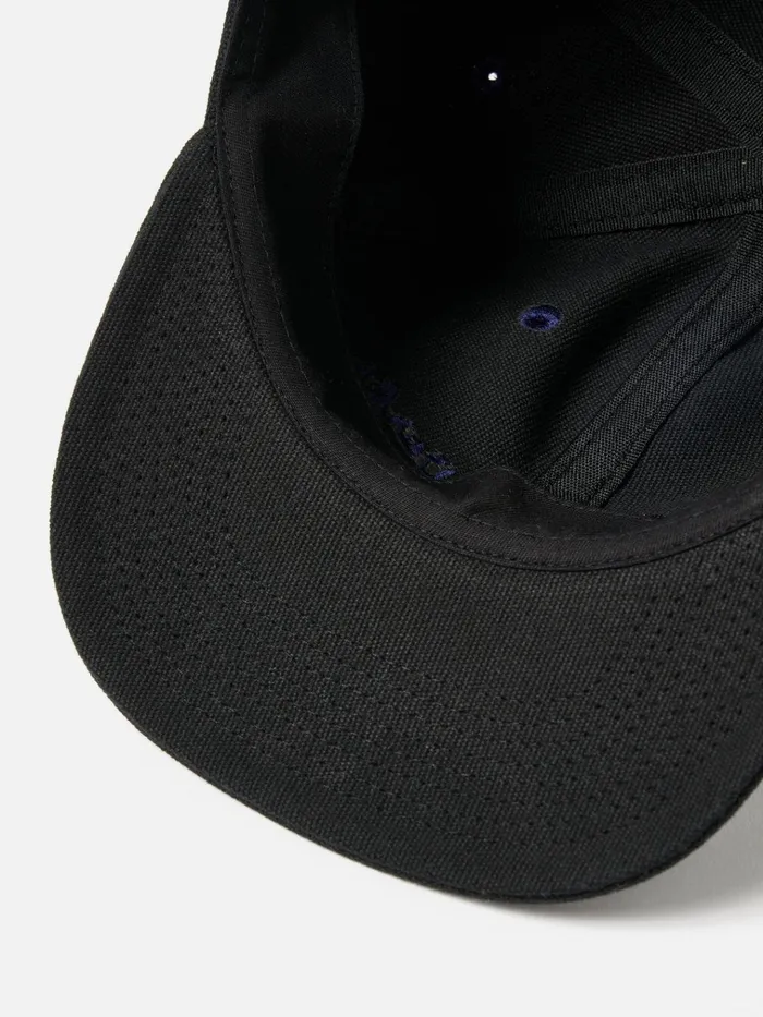 Hats Men Universal Works Universal Works Baseball Hat In Black Canvas