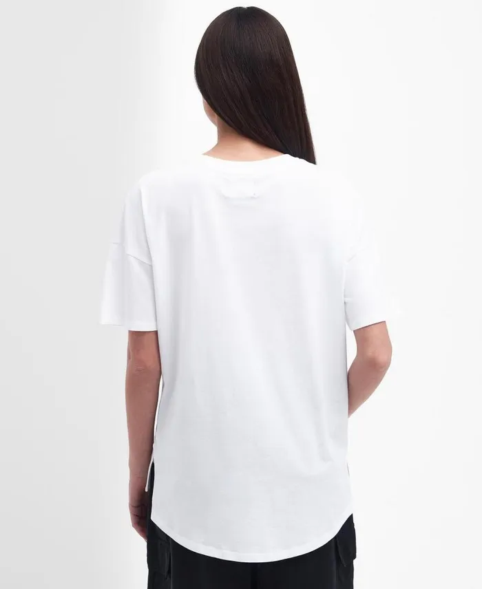 Henlow TShirt Green Smoke Women Barbour TShirts