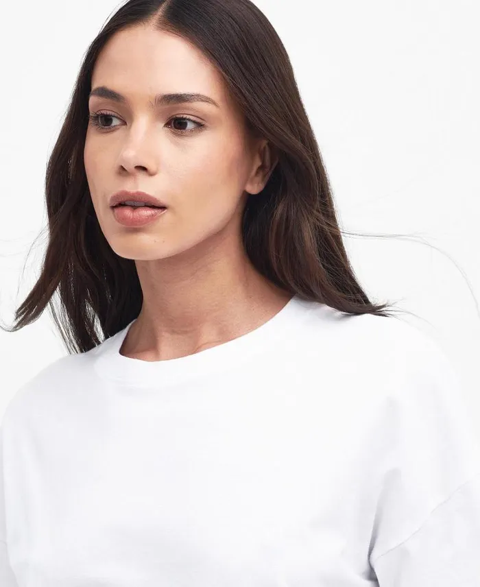Henlow TShirt Green Smoke Women Barbour TShirts