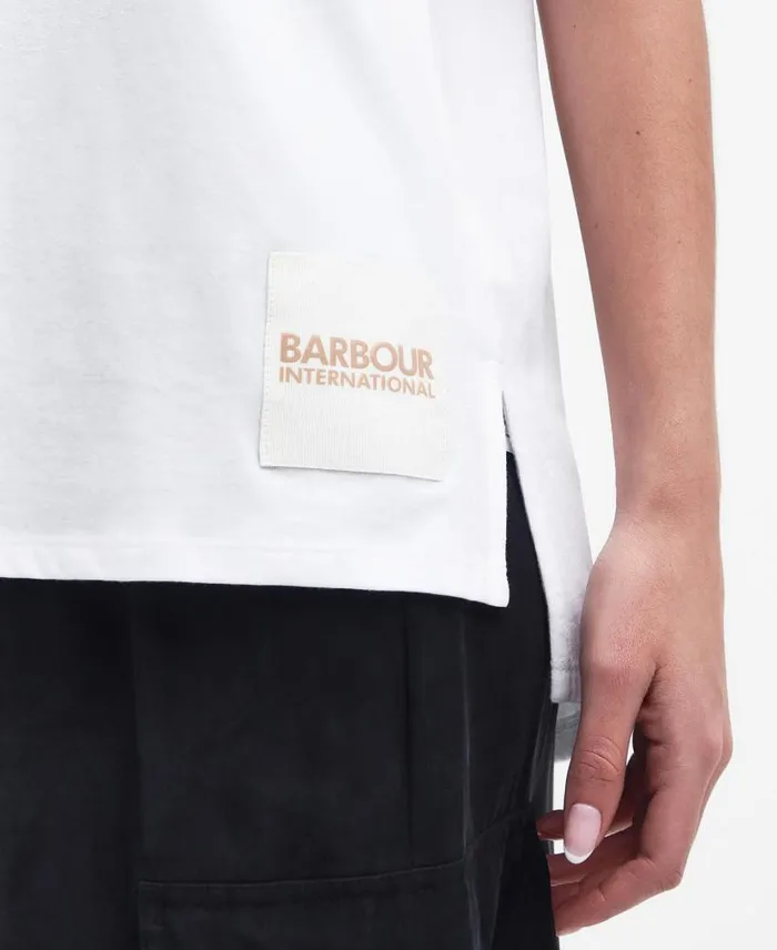 Henlow TShirt Green Smoke Women Barbour TShirts