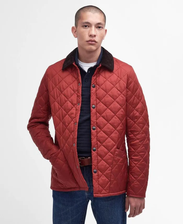 Heritage Liddesdale Quilted Jacket Iron Ore Men Barbour Quilted Jackets
