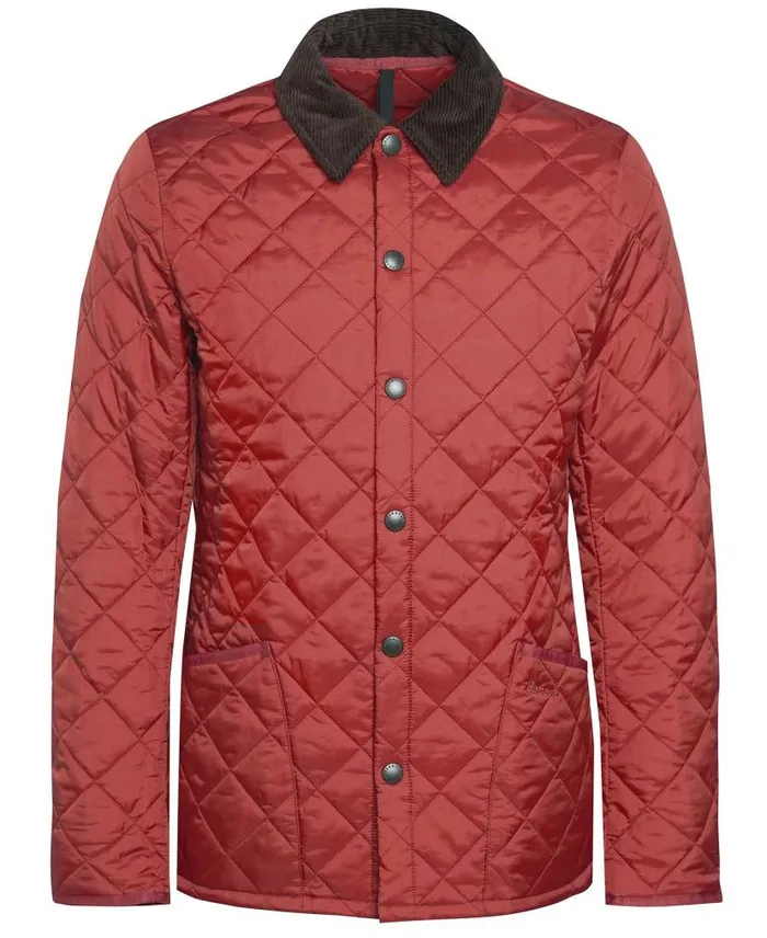 Heritage Liddesdale Quilted Jacket Iron Ore Men Barbour Quilted Jackets