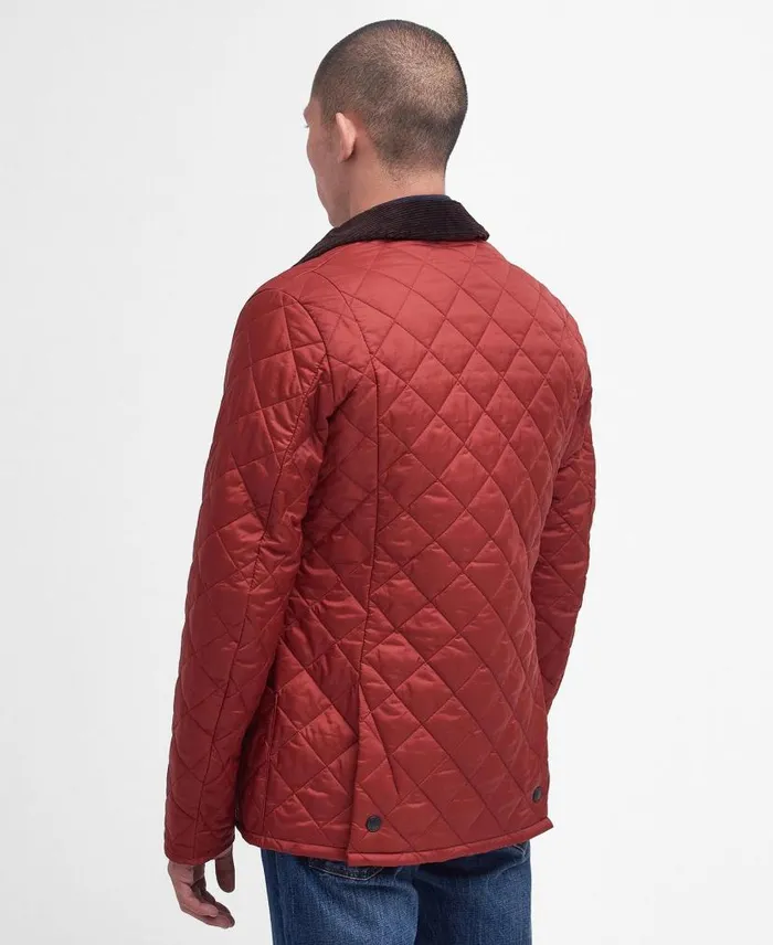 Heritage Liddesdale Quilted Jacket Iron Ore Men Barbour Quilted Jackets
