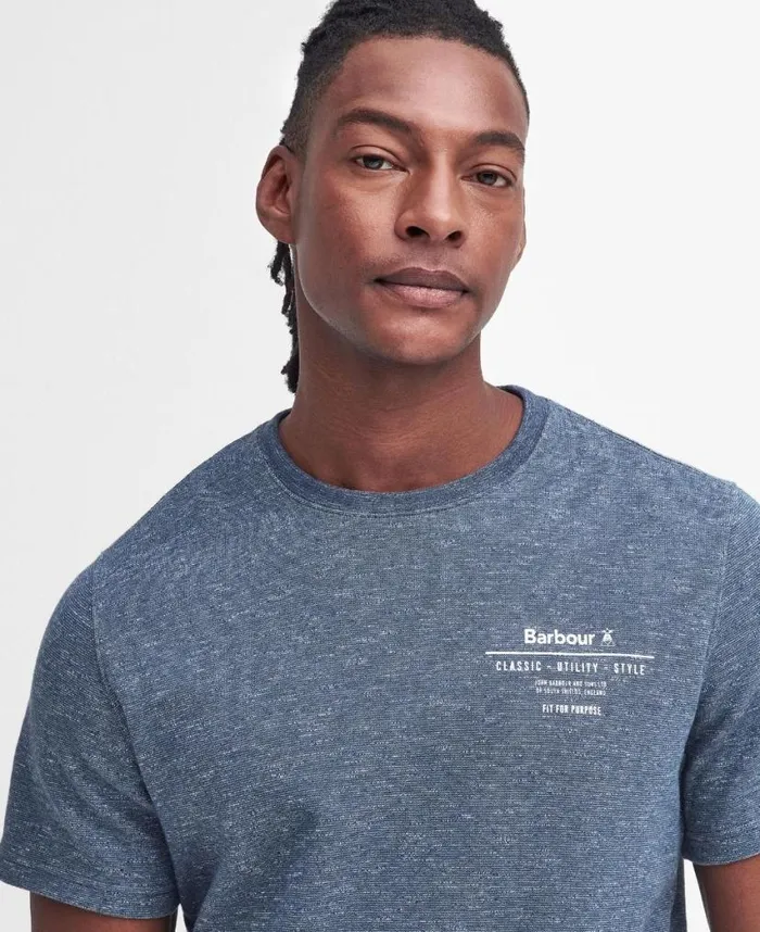 Huckley TShirt Dark Slate Men Barbour TShirts