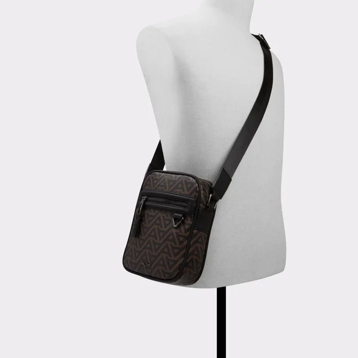 Iike Brown Synthetic Mixed Material Men ALDO Bags and Wallets
