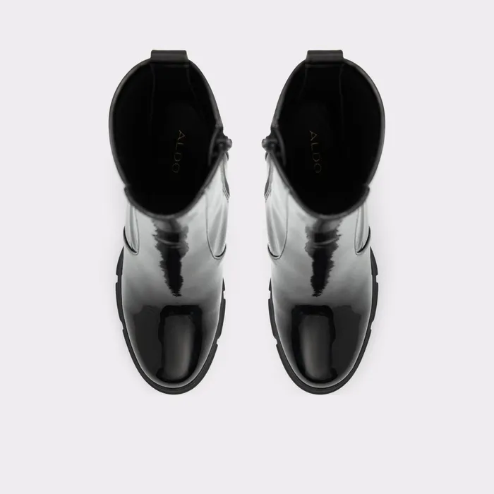 Ilanna Black Synthetic Patent Women ALDO Boots