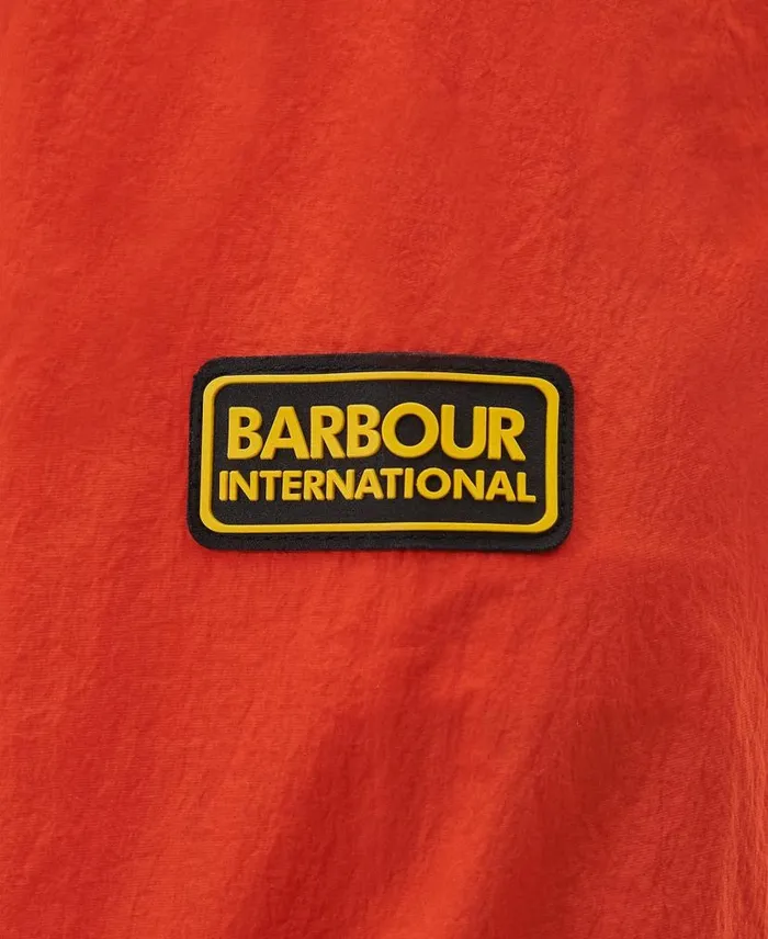 Inlet Regular Fit Overshirt Spicy Orange Men Barbour Shirts