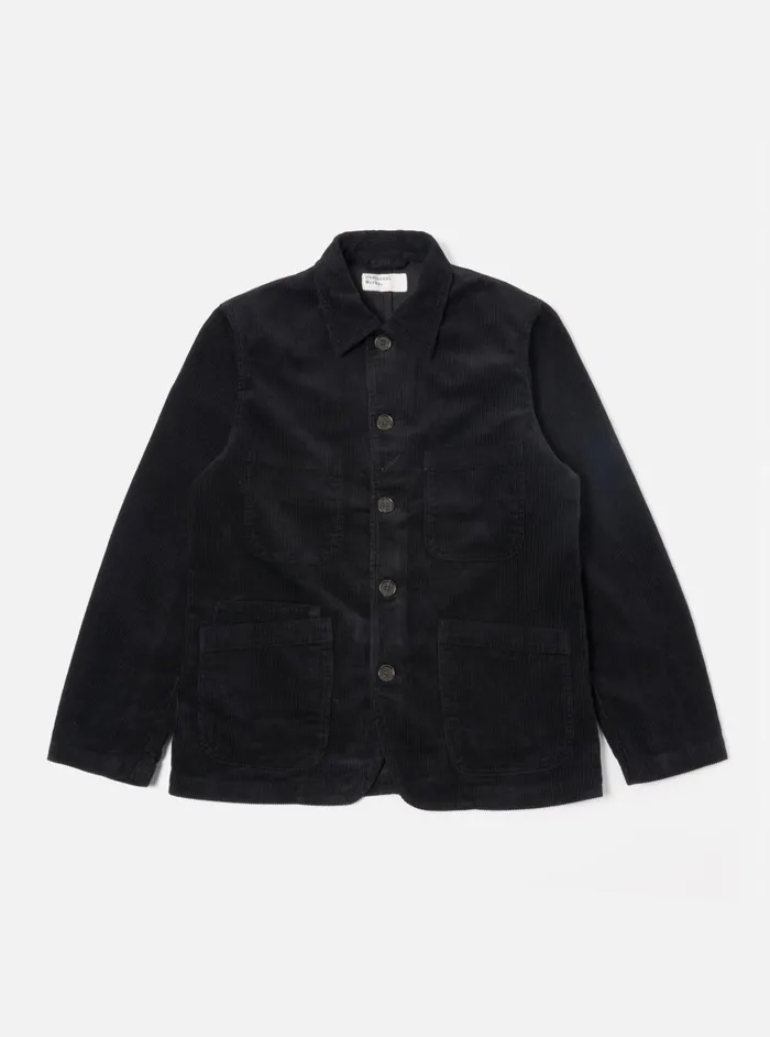 Jackets Men Universal Works Universal Works Bakers Jacket In Black Cord