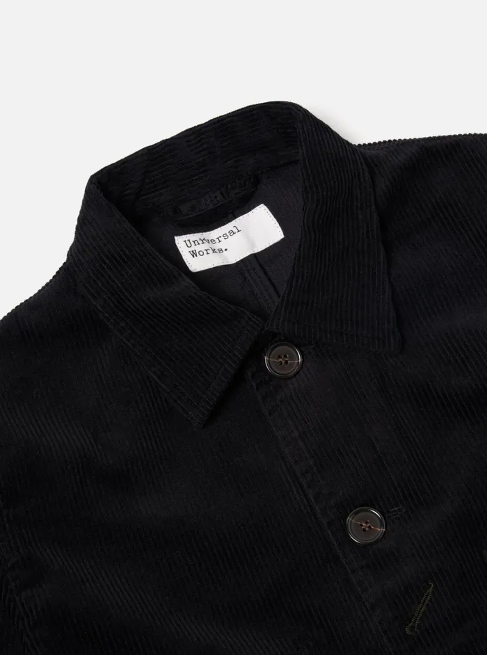 Jackets Men Universal Works Universal Works Bakers Jacket In Black Cord