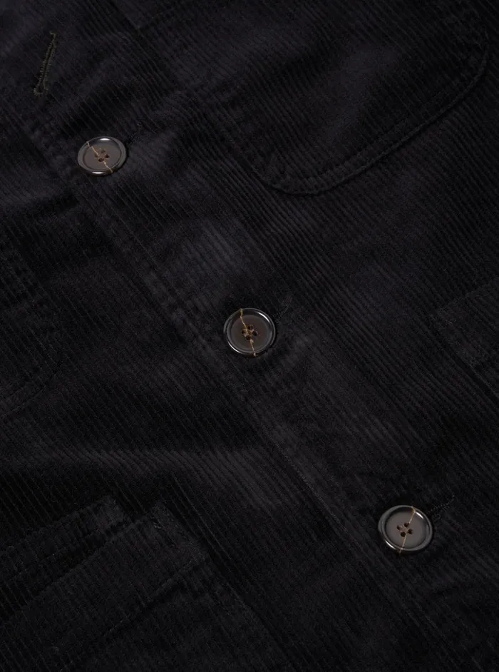 Jackets Men Universal Works Universal Works Bakers Jacket In Black Cord