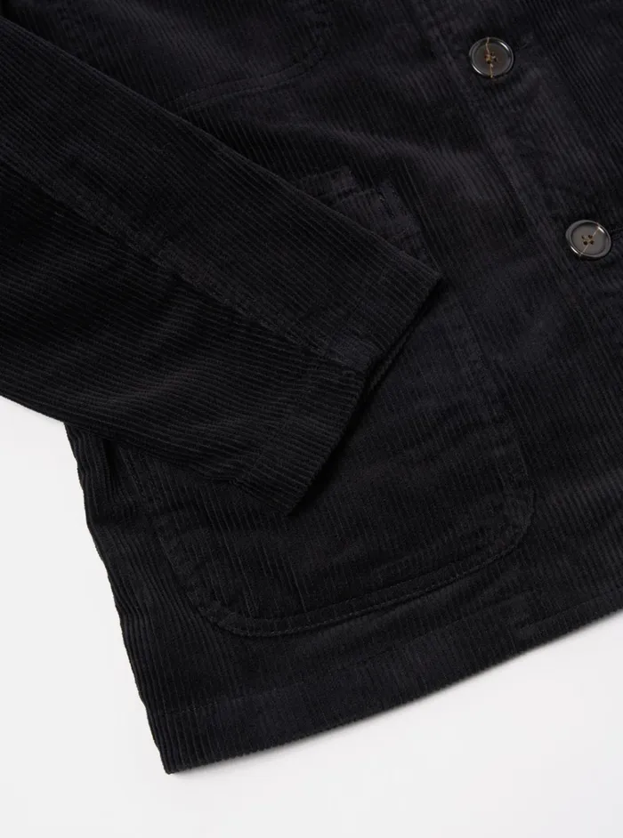 Jackets Men Universal Works Universal Works Bakers Jacket In Black Cord