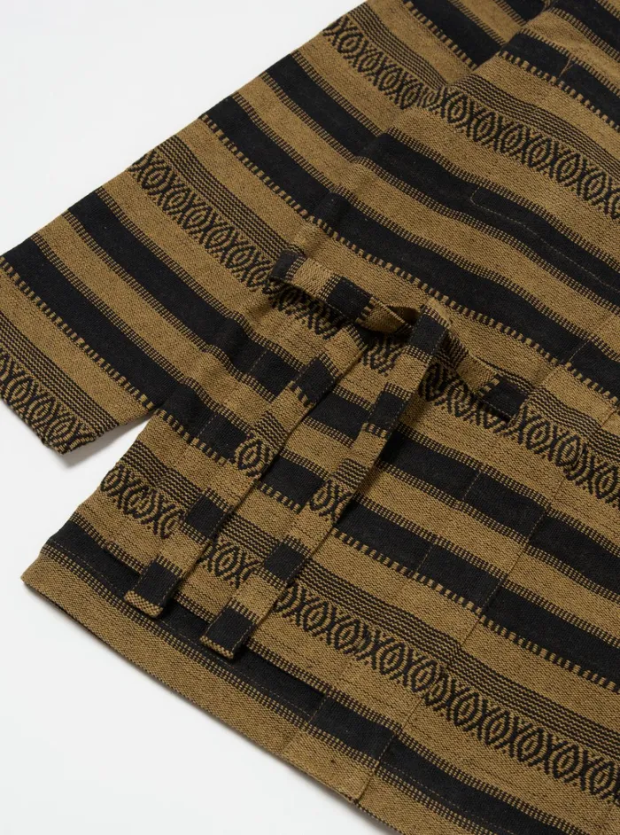 Jackets Men Universal Works Universal Works Kyoto Work Jacket In Khaki Blanket Stripe