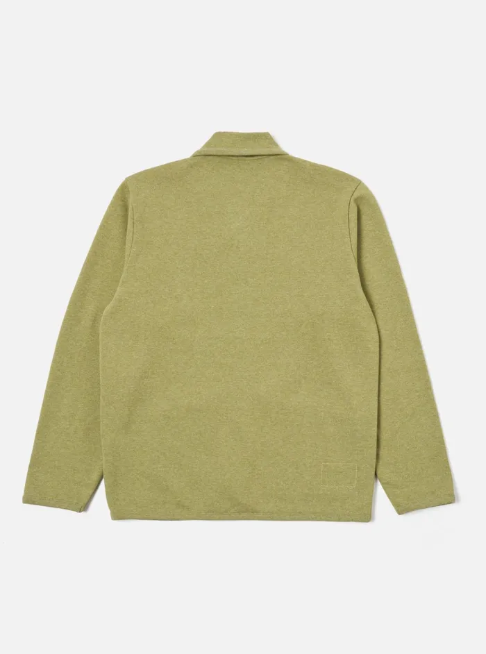 Jackets Men Universal Works Universal Works Lancaster Jacket In Green Recycled Cotton Blend Jersey