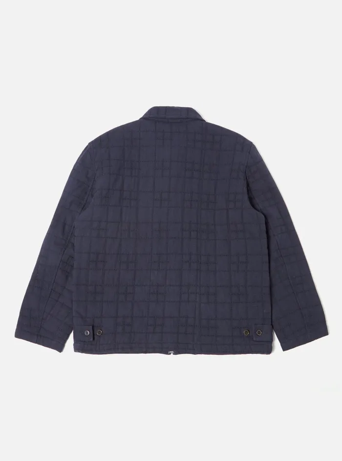 Jackets Men Universal Works Universal Works Quilt Gower Jacket In Navy Winter Twill