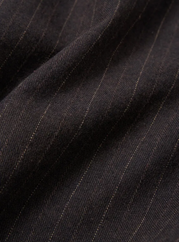 Jackets Men Universal Works Universal Works Three Button Jacket In Brown Italian Pinstripe