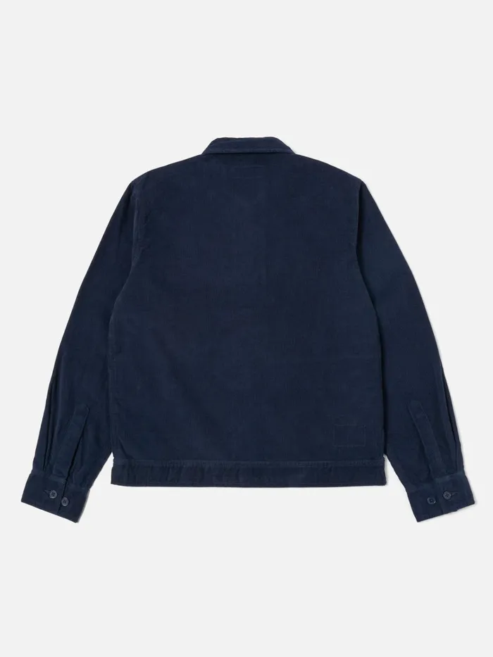 Jackets Men Universal Works Universal Works Uniform Jacket In Navy Fine Cord