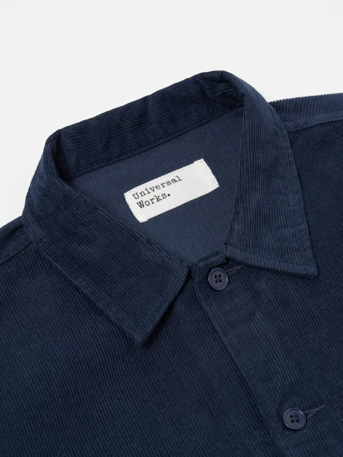 Jackets Men Universal Works Universal Works Uniform Jacket In Navy Fine Cord
